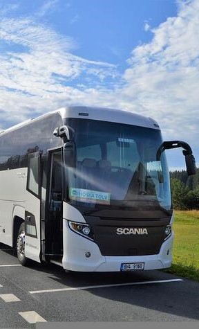 Charter bus rental for corporate events